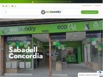 Website Screenshot Ecolaundry Sabadell - Concordia
