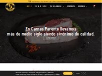 Website Screenshot Carnes Parente
