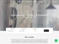 Website Screenshot Apartamentos el Oso y el Madroño