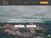 Website Screenshot Apartamentos San Gregorio de Alquézar