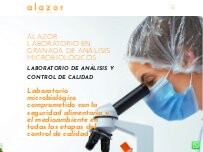 Website Screenshot Laboratorio Alazor - Análisis de agua potable