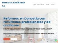 Website Screenshot Bambux Eraikinak S.L