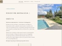 Website Screenshot Cortijo Al-Andalus