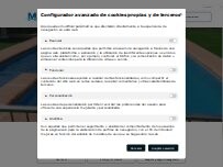 Website Screenshot Piscinas Monserrat