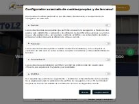 Website Screenshot Toldos Txorierri, S.L.