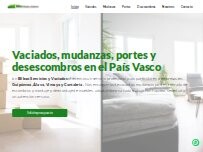 Website Screenshot Vaciados y Mudanzas Bizkaia