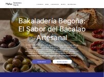 Website Screenshot Bakaladería Begoña