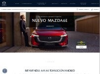 Website Screenshot MAZDA M Automoción - Alcocer