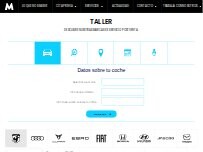 Website Screenshot Taller MAZDA M Automoción - Alcobendas