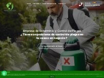 Website Screenshot Exterminio y control de plagas madrid