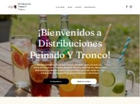 Website Screenshot Distribuciones Peinado y Tronco