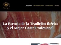 Website Screenshot Sabor Encina Tradición Ibérica Pedro Barroso