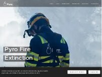 Website Screenshot Pyro Fire Extinction, S.L.U.