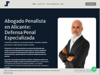 Website Screenshot Juan Francisco Sánchez Otharán - Abogado Penalista Alicante
