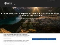 Website Screenshot Montajes Delsaz - Salas Blancas Málaga