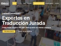 Website Screenshot Between Traducciones - Agencia Traducción Jurada