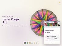 Website Screenshot Irene Prego Art - Mandalas Personalizados en Vigo