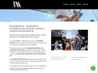 Website Screenshot Raúl Martínez Saxo | Saxofonista Profesional