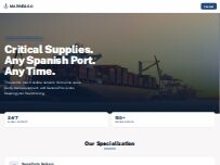 Website Screenshot Marine&Go Logistics
