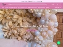 Website Screenshot Mrs. Globos Tenerife