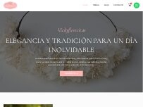 Website Screenshot VickyFlorecitas Atelier de Moda Infantil - Bautizo y Comunión