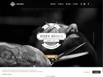 Website Screenshot Barberia Seven