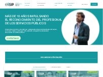 Website Screenshot Escuela Internacional Servicios Públicos