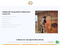 Website Screenshot Reparación Y Mantenimiento De Puertas Y Persianas