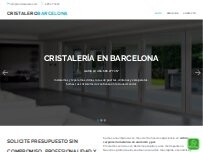 Website Screenshot Cristalero Barcelona