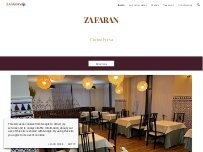 Website Screenshot Zafaran "Cocina Persa"