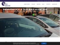 Website Screenshot Associació Taxis Baix Maresme