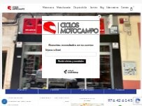 Website Screenshot Ciclos Motocampo