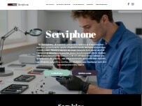 Website Screenshot ServiPhone