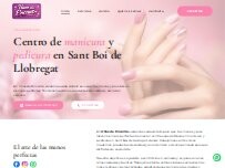 Website Screenshot Uñas de encanto