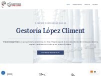 Website Screenshot Gestoría López Climent S.L.P.