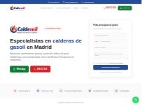 Website Screenshot Caldesoil