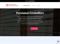 Website Screenshot Persianas Granollers