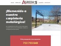 Website Screenshot Agreda Carpinteria Metalica