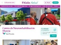 Website Screenshot Centro de Neurorehabilitación Vitalia Murcia