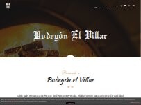 Website Screenshot Bodegón El Villar