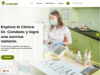 Website Screenshot Clínica Dental Dr. Condado