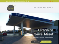 Estació de Servei Maset website screenshot