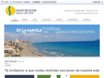 Selector Vacaciones website screenshot