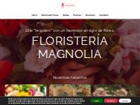 Website Screenshot Floristería Magnolia Guardo (Palencia)