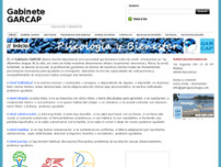 Gabinete GARCAP website screenshot