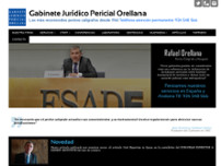 GABINETE JURÍDICO PERICIAL ORELLANA website screenshot