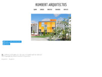 HUMBERT ARQUITECTOS website screenshot