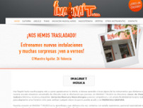 IMAGINA`T MÚSICA website screenshot
