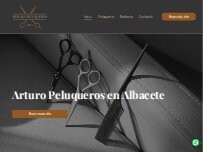 Website Screenshot Arturo Peluqueros