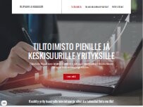 Website Screenshot Tilipalvelu Kuusisto